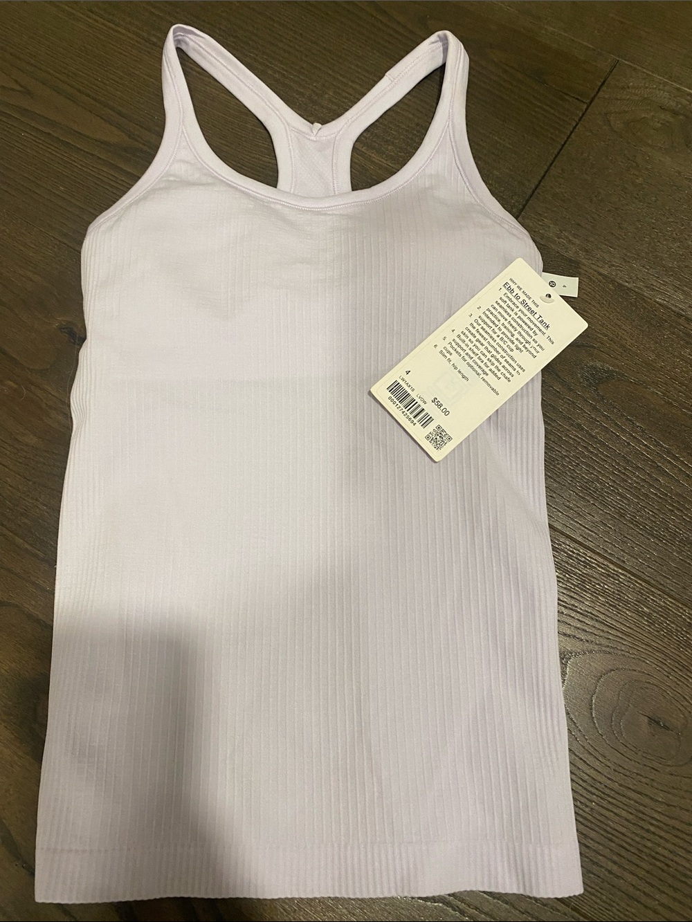 lululemon athletica Ribbed Racerback Tank - Light Lavender